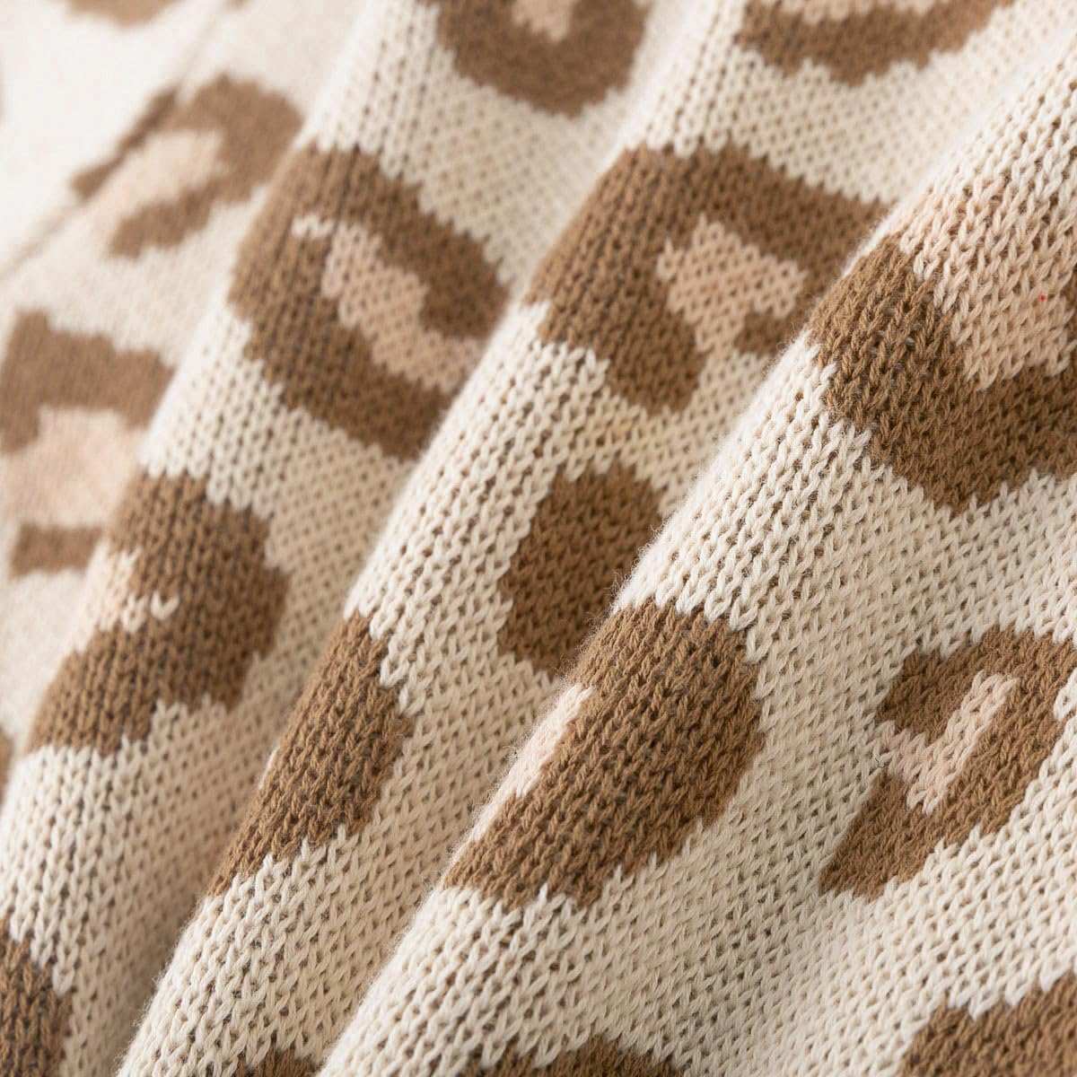 Simplee kids Baby Sweater Animal Leopard Heart Printed Baby Cardigan for Spring Autumn Fall - Image 8