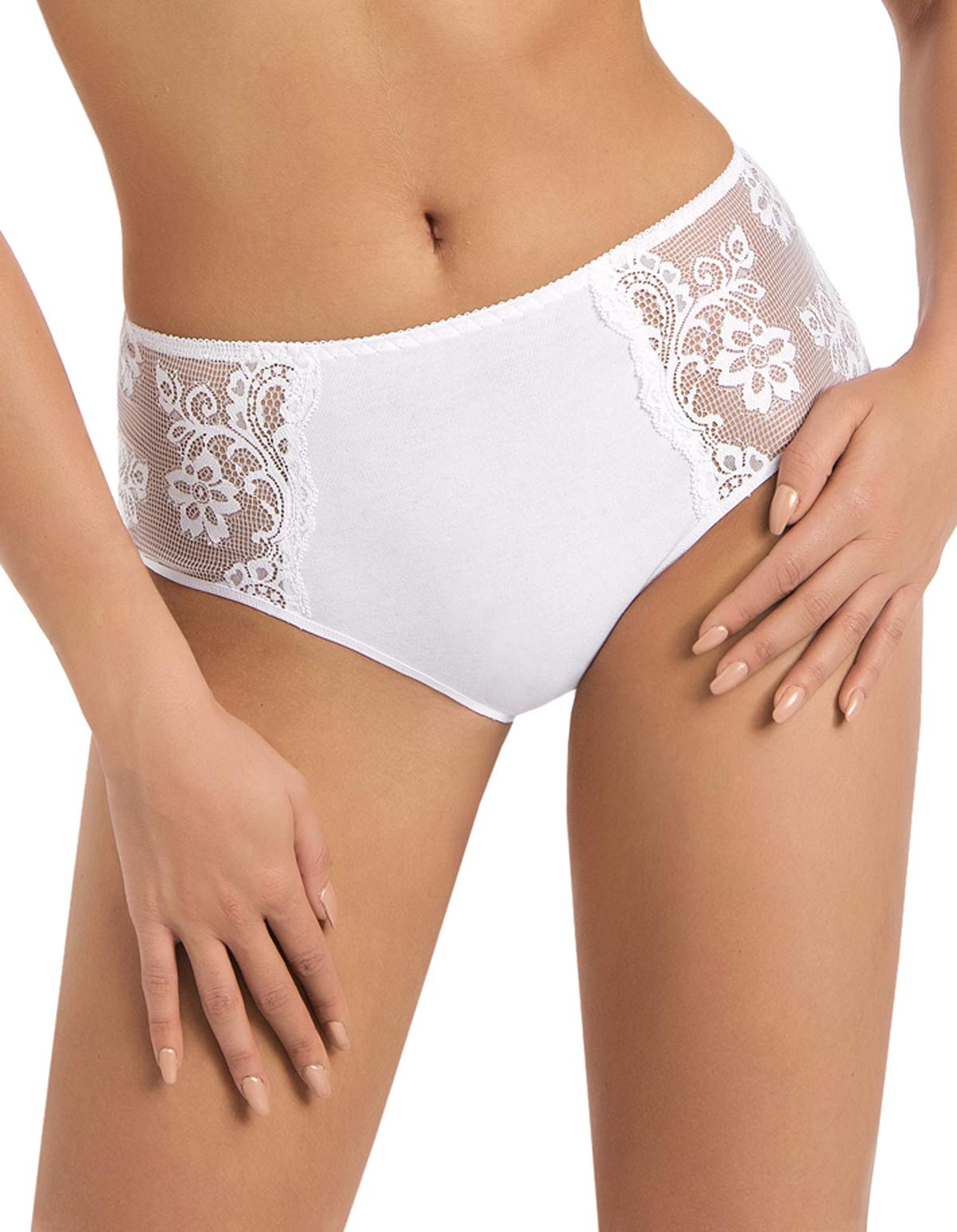 Teyli Calzoncillos mujer de alto estatura, ropa interior de algodón para mujer, bragas de algodón detrás de la cadera, calzoncillos para mujer, calzoncillos cómodos y transpirables, Blanco, 3XL Grande