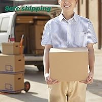 Vista 5 de Mat Board Center, 7x5x4 Inches Shipping Boxes for Mailing Moving Packaging, 25 Pack Corrugated Cardboard Boxes for Small Business, Kraft