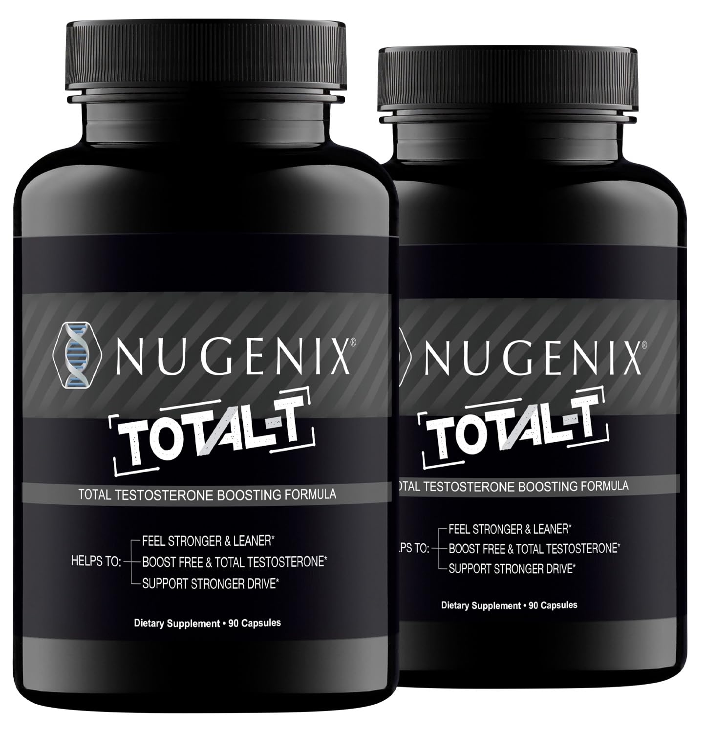 Nugenix Total-T, suplemento potenciador de testosterona libre y total para hombres, 180 unidades