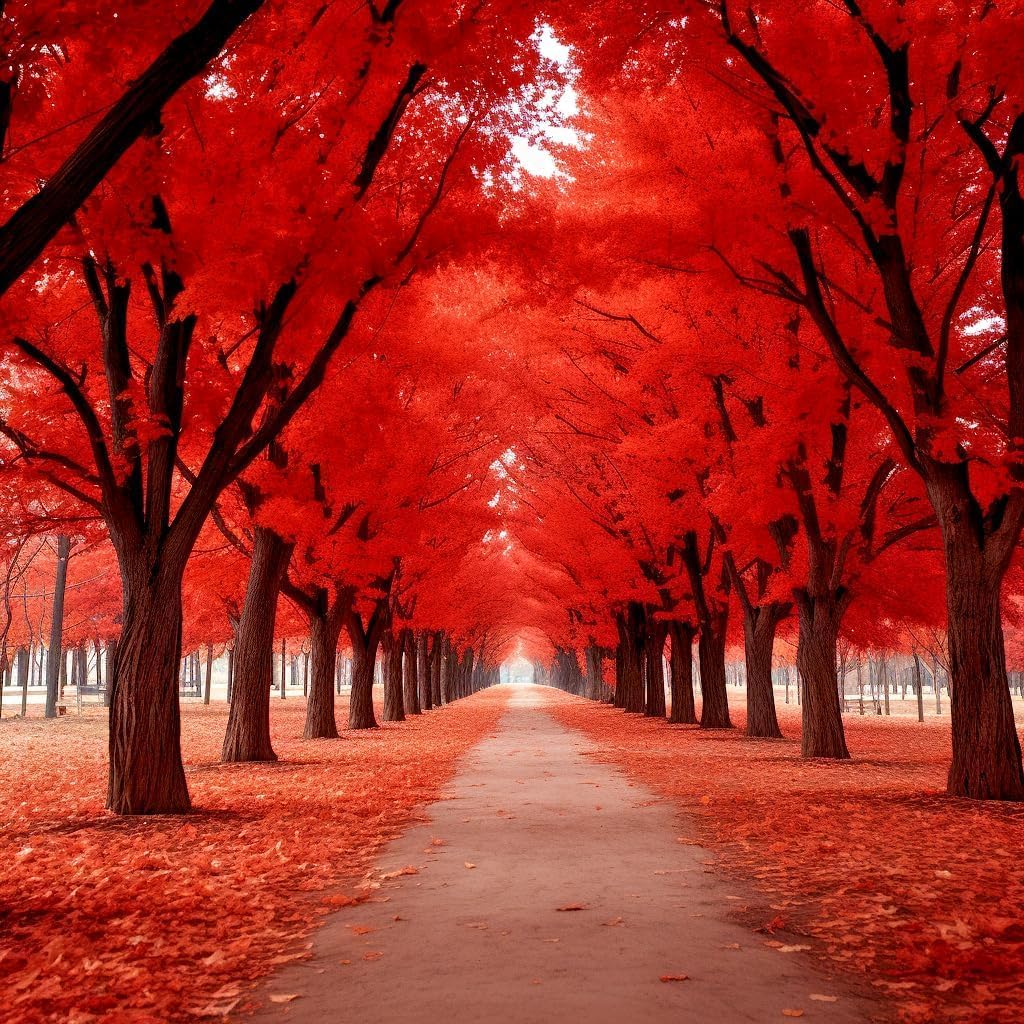 2 Red Maple Trees - 12-18" Tall Live Plants - Fast Growing Trees - Acer rubrum - (2 Pack)