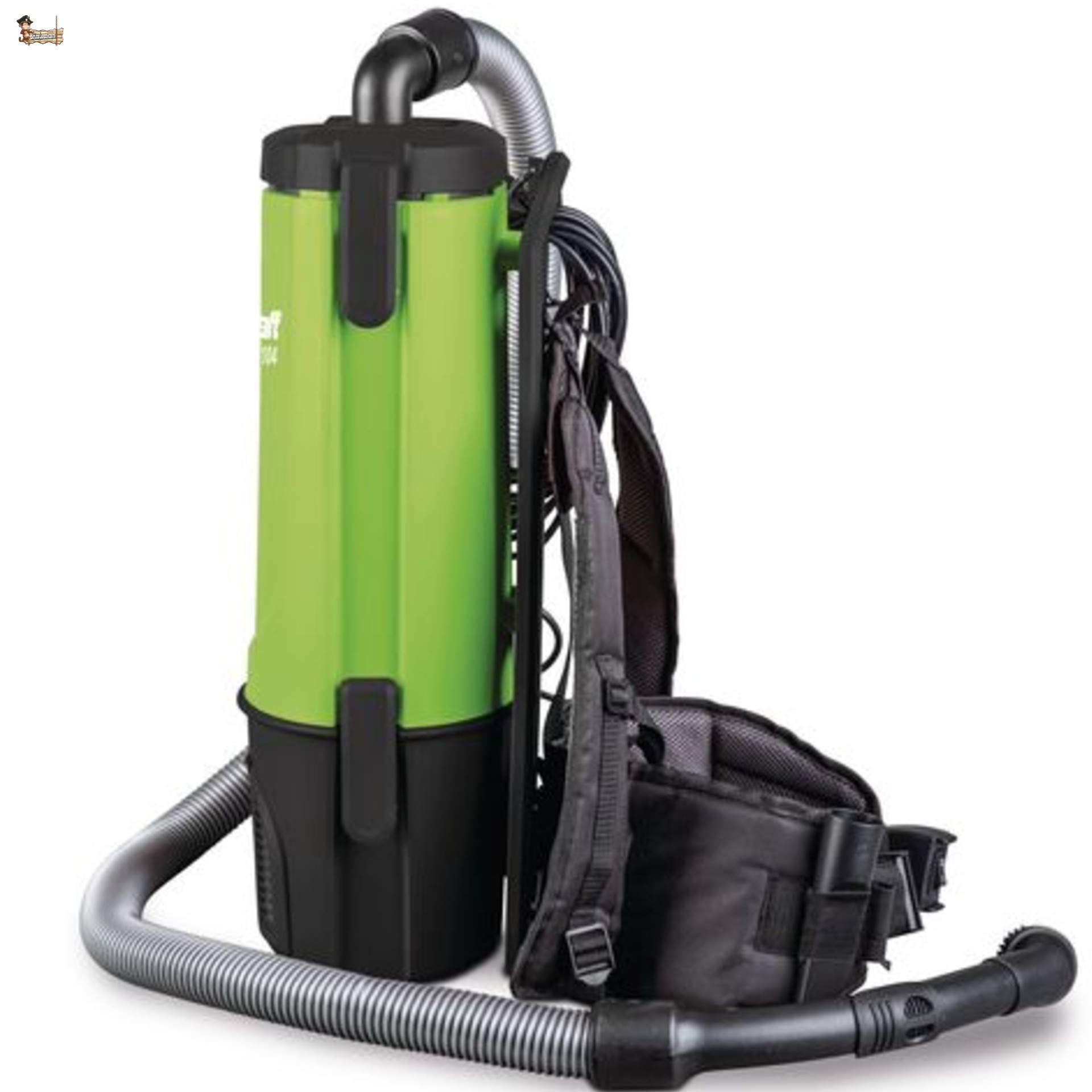 BricoLoco Aspirador de Mano y Mochila portátil Potente para Coche, hogar, Taller, Espacios reducidos. Industrial. con arnés Acolchado. En seco. ¡¡¡ CÓMODO Y PRÁCTICO !!!