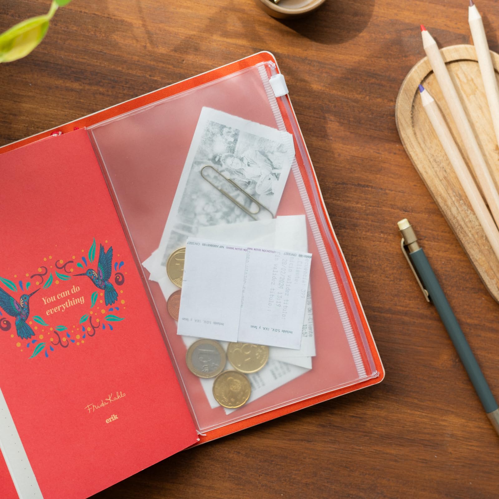 Grupo Erik Travel Journal Notebook - Frida Kahlo Gifts - Image 3