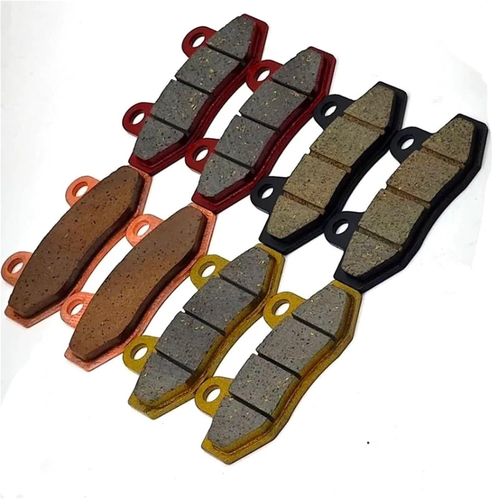 Plaquettes de frein pour ma moto Plaquettes de frein pour moto GY6 pour scooter, cyclomoteur, VTT 50cc, 70cc, 100cc, 125cc, 140cc(Copper based)