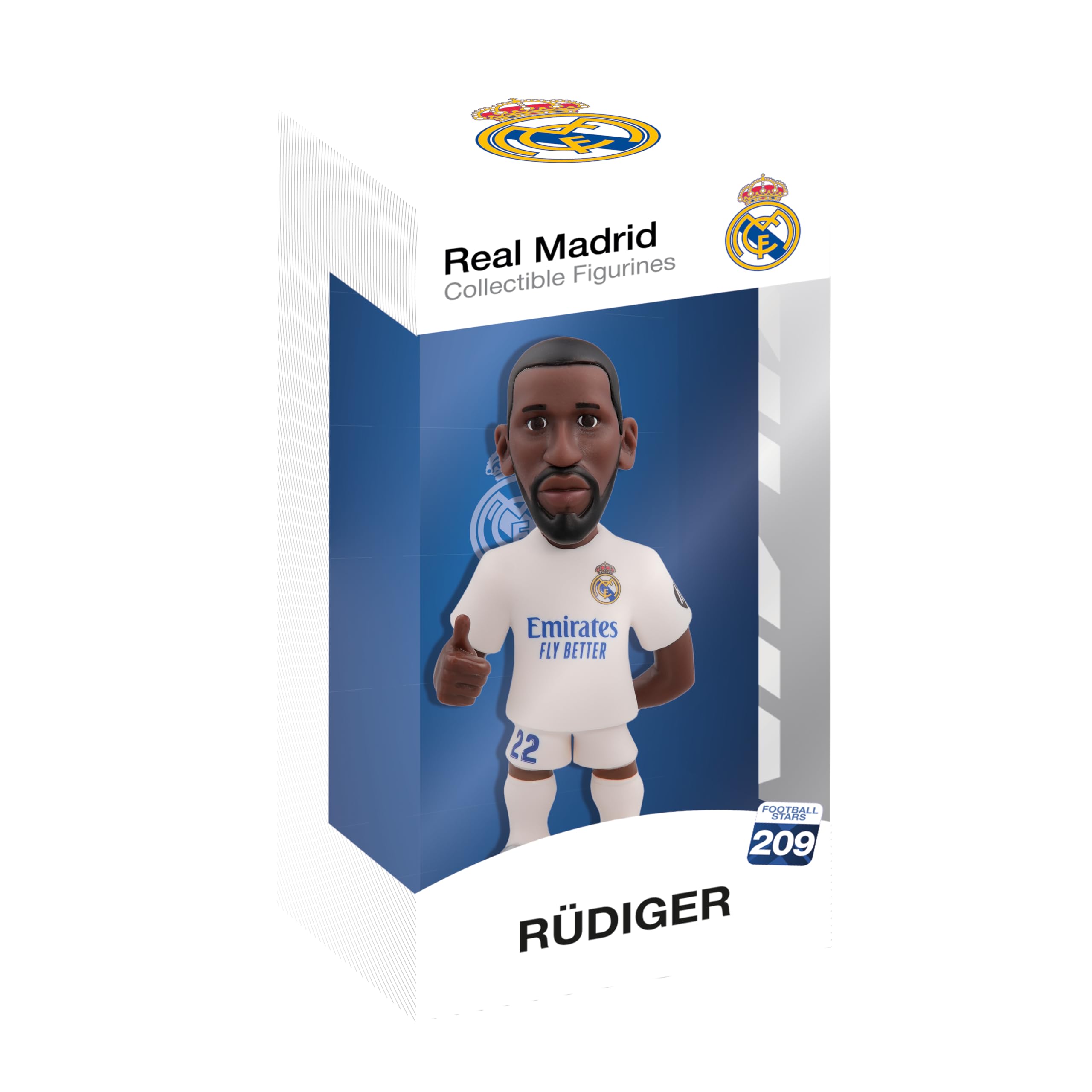MINIX COLLECTIBLE FIGURINES - Sports Collectable 12 cm Figurine, Antonio Rüdiger-Real Madrid