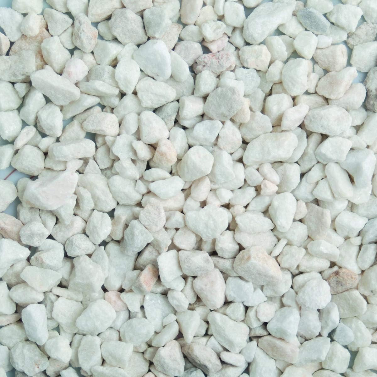 Polar White Decorative Aggregates Slate Chippings Garden Gravel 10mm 20 Kg