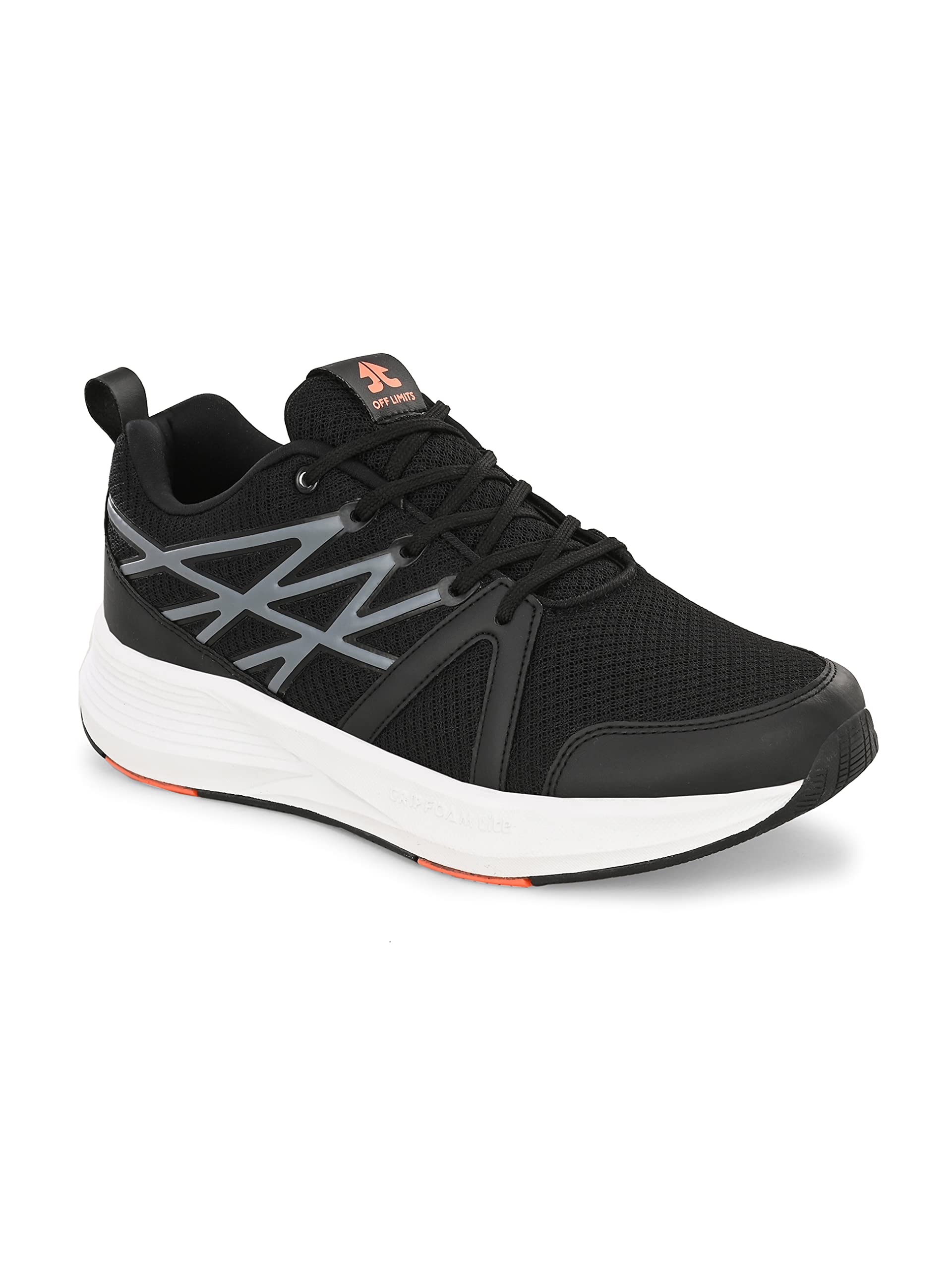OFF LIMITS Men Sparta Running Shoes, Black/Silver, 8 UK (B0C53GVZ39) Amazon Price History, Amazon Price Tracker