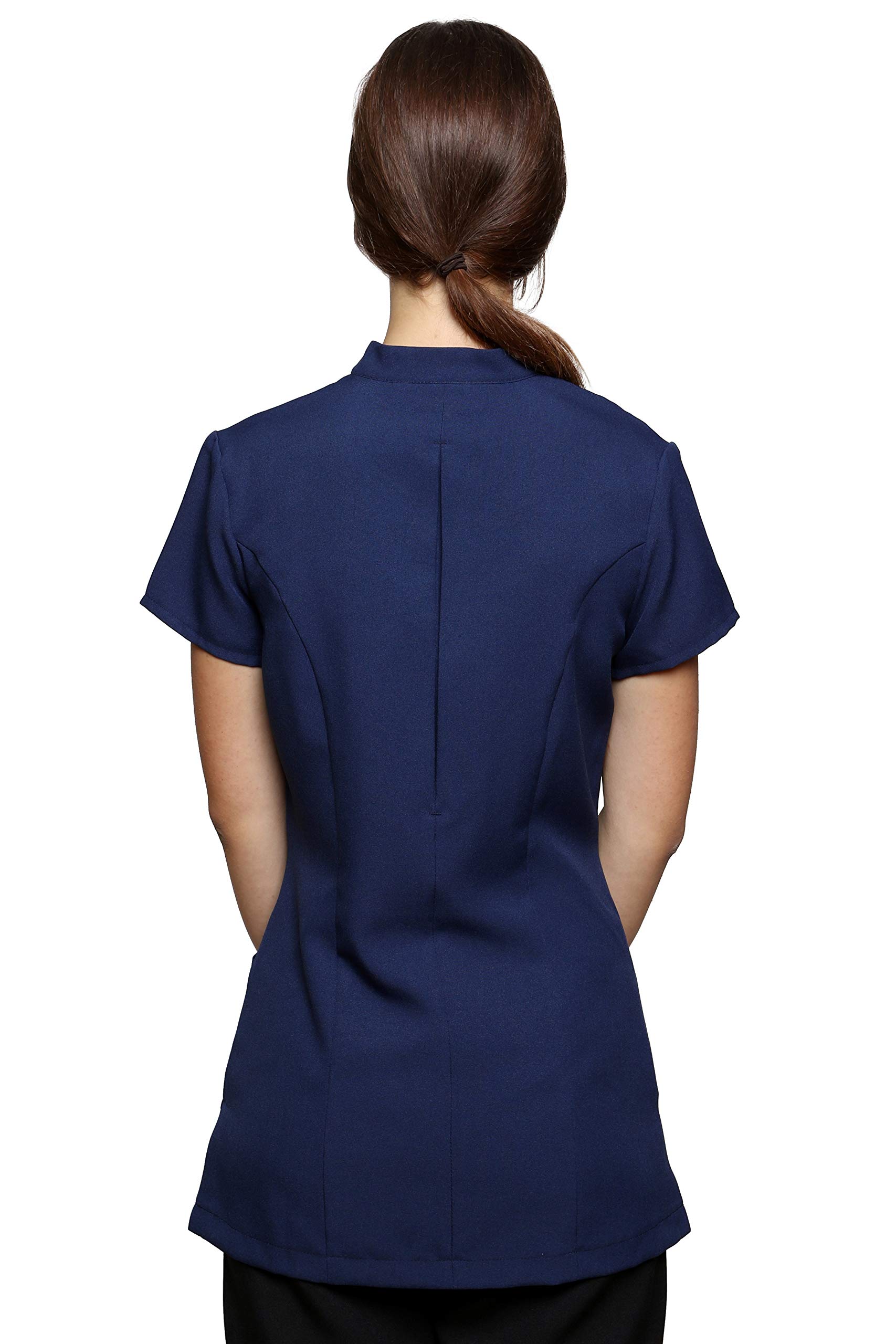 Mirabella Health & Beauty Tunique esthéticienne pour Femme modèle Freya Bleu Graphite FR 42 UK 12