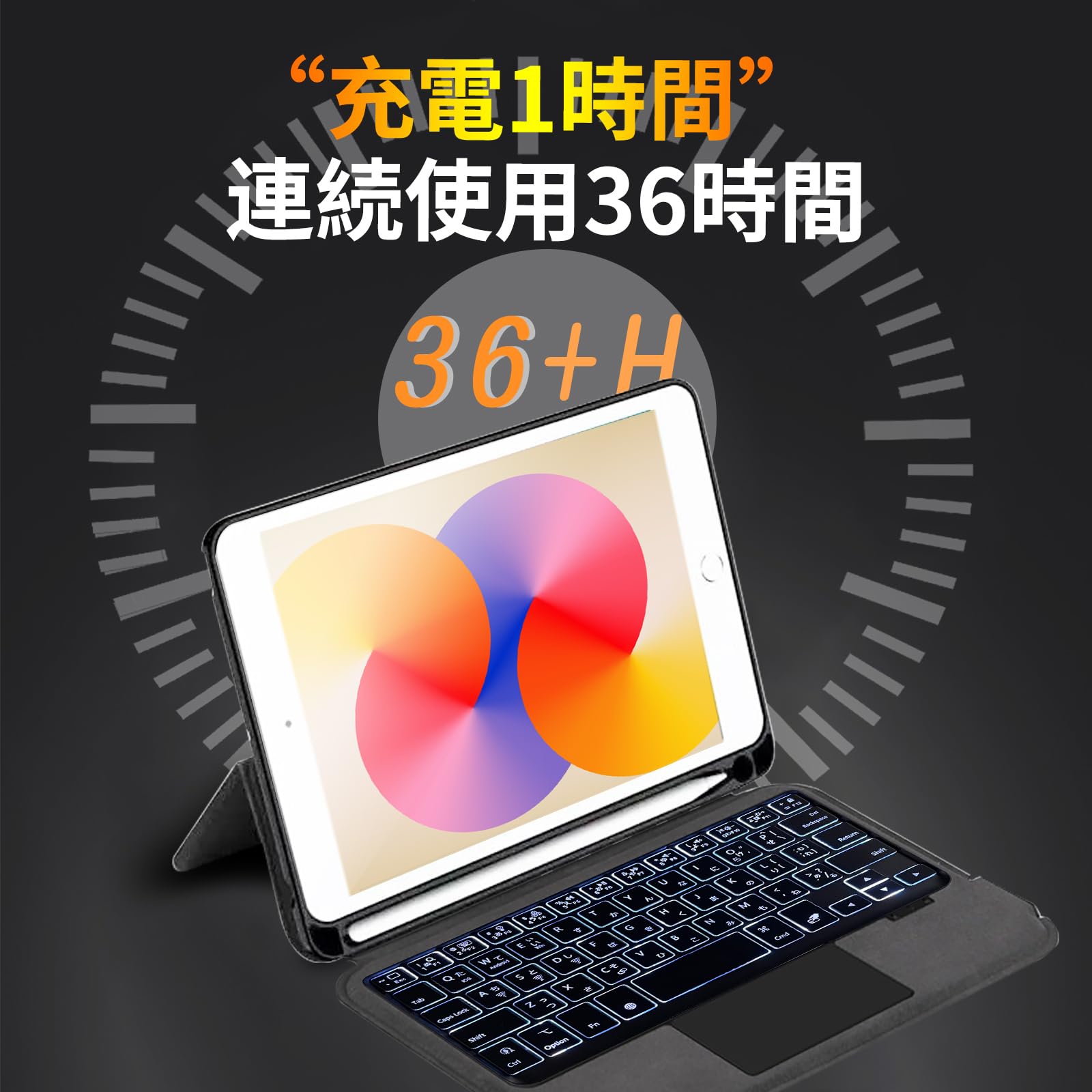 Amazon.co.jp: sisyfos iPadミニ5/ミニ4に適用一体式キーボード付き