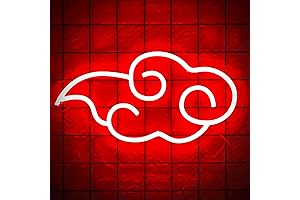 Anime Cloud Neon Sign, Unveil the Vibrant Glow of Akatsuki