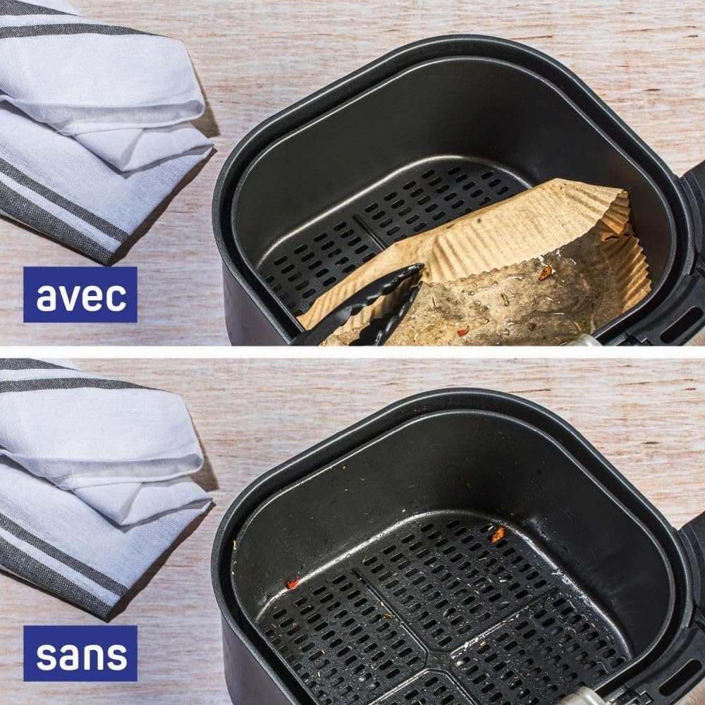 Albal Papier Cuisson Air Fryer 4-8 litres Absorbe les graisses
