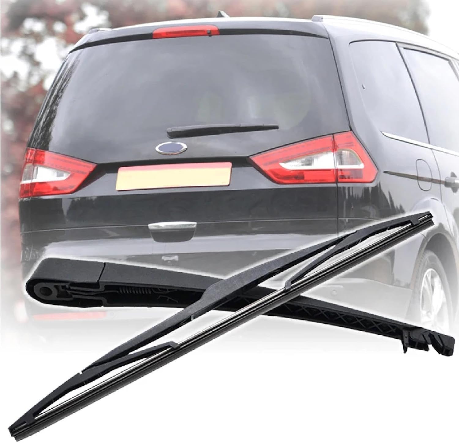 for Ford Galaxy Mk3 2006-2014, Wiper 14" Rear Wiper Blade & Arm Set Kit Windshield Windscreen Tailgate Window Brush car Wiper