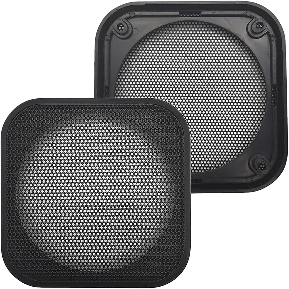 Generic, 2 Pcs for 4 In High Grade Square Speaker Cover Car
