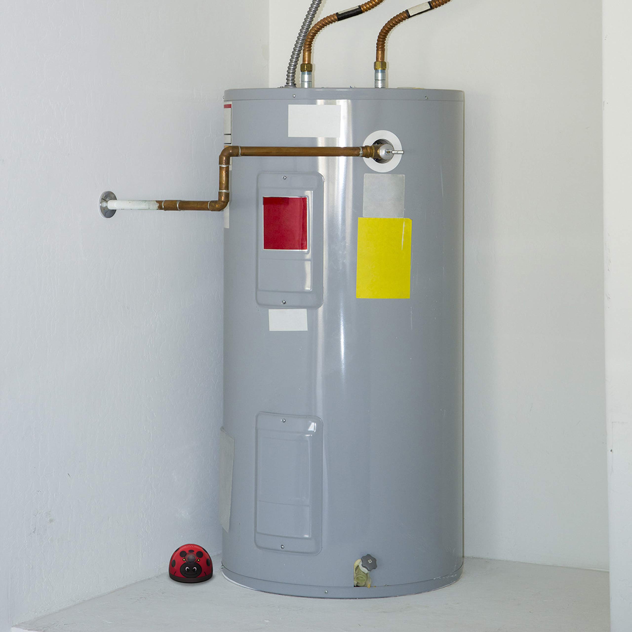 SCS Direct Detector de fugas de agua de alarma electrónico cachorro fugas detecta tan poco como 1/32"de agua sistema de alarmas de agua 3