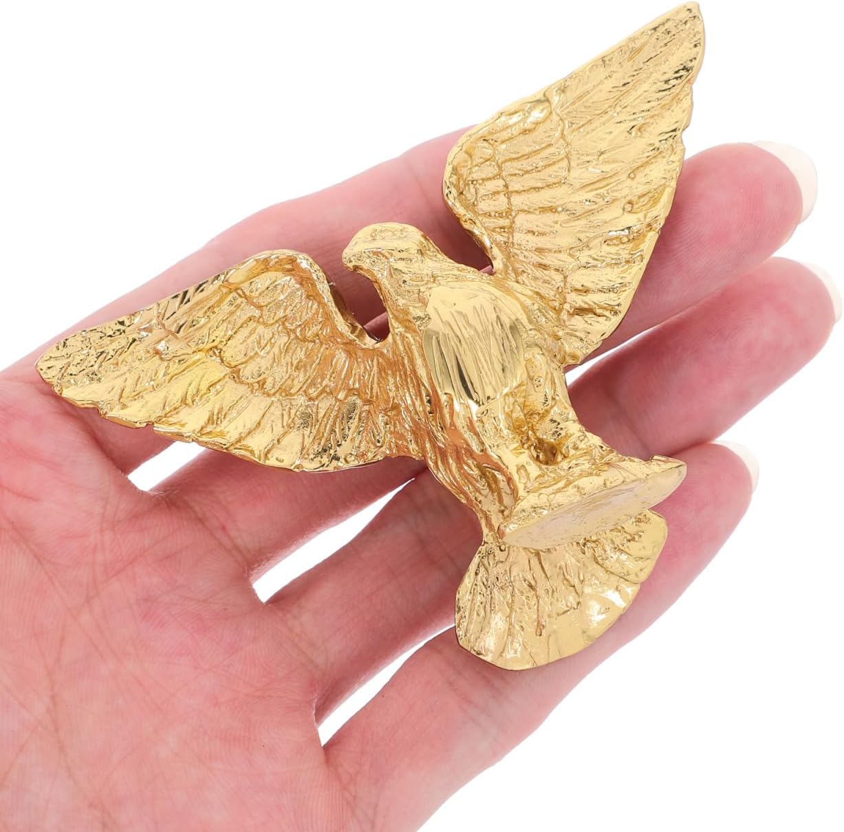 PRETYZOOM Vintage Brass Eagle Cabinet Door Handle 3.15 Inch Decorative Drawer Pulls for Dressers Kitchen Wardrobe Furniture Hardware