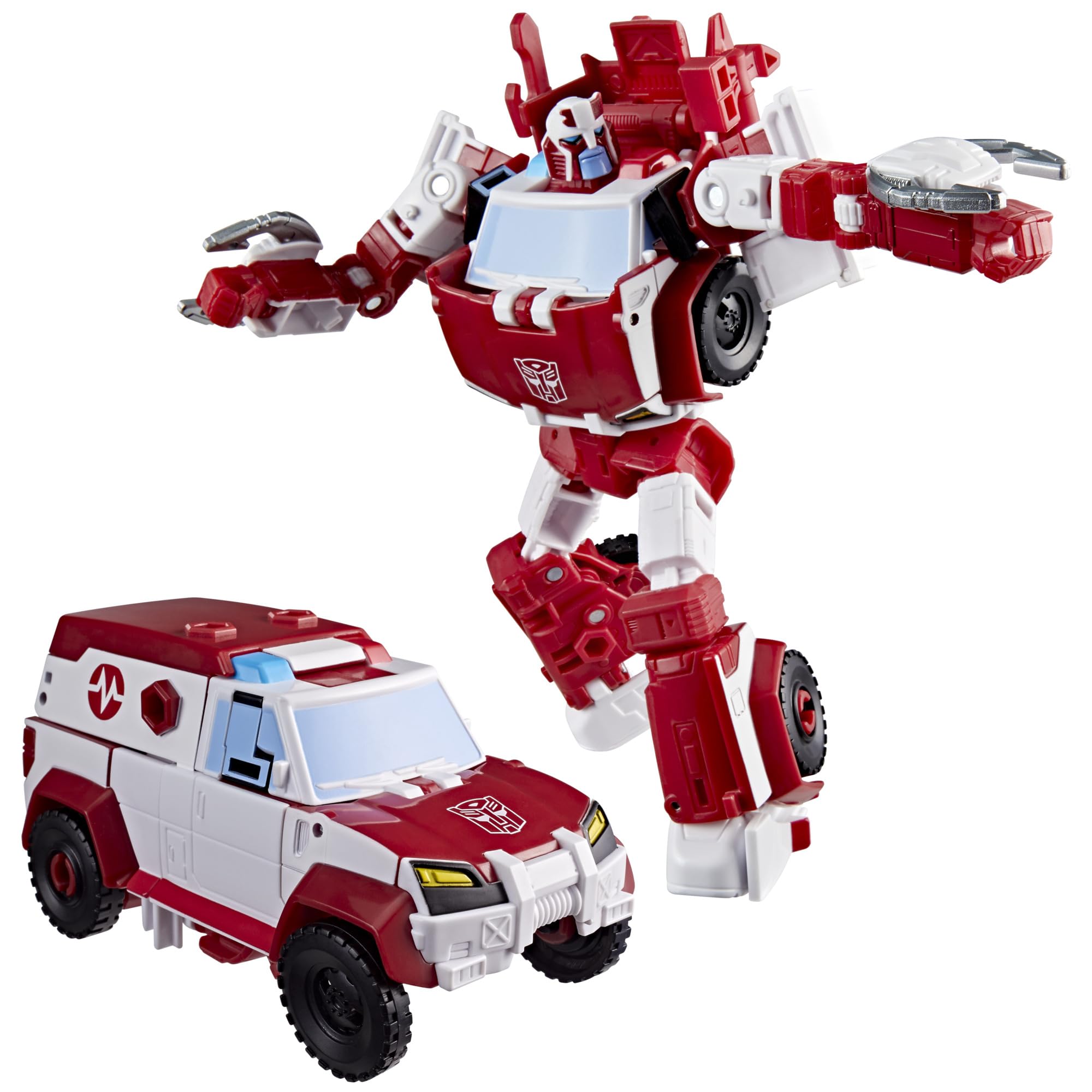 Transformers Age of The Primes Autobot Ratchet, Deluxe Class 5.75-inch Converting Action Figure, Robot Toys for Ages 8+