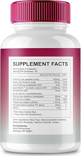 Miniatura 2 de Harmony - Cápsulas de crecimiento del cabello, pastillas de suplemento Harmony para la salud del cabello, extra fuerza, las cápsulas HarmonyHair