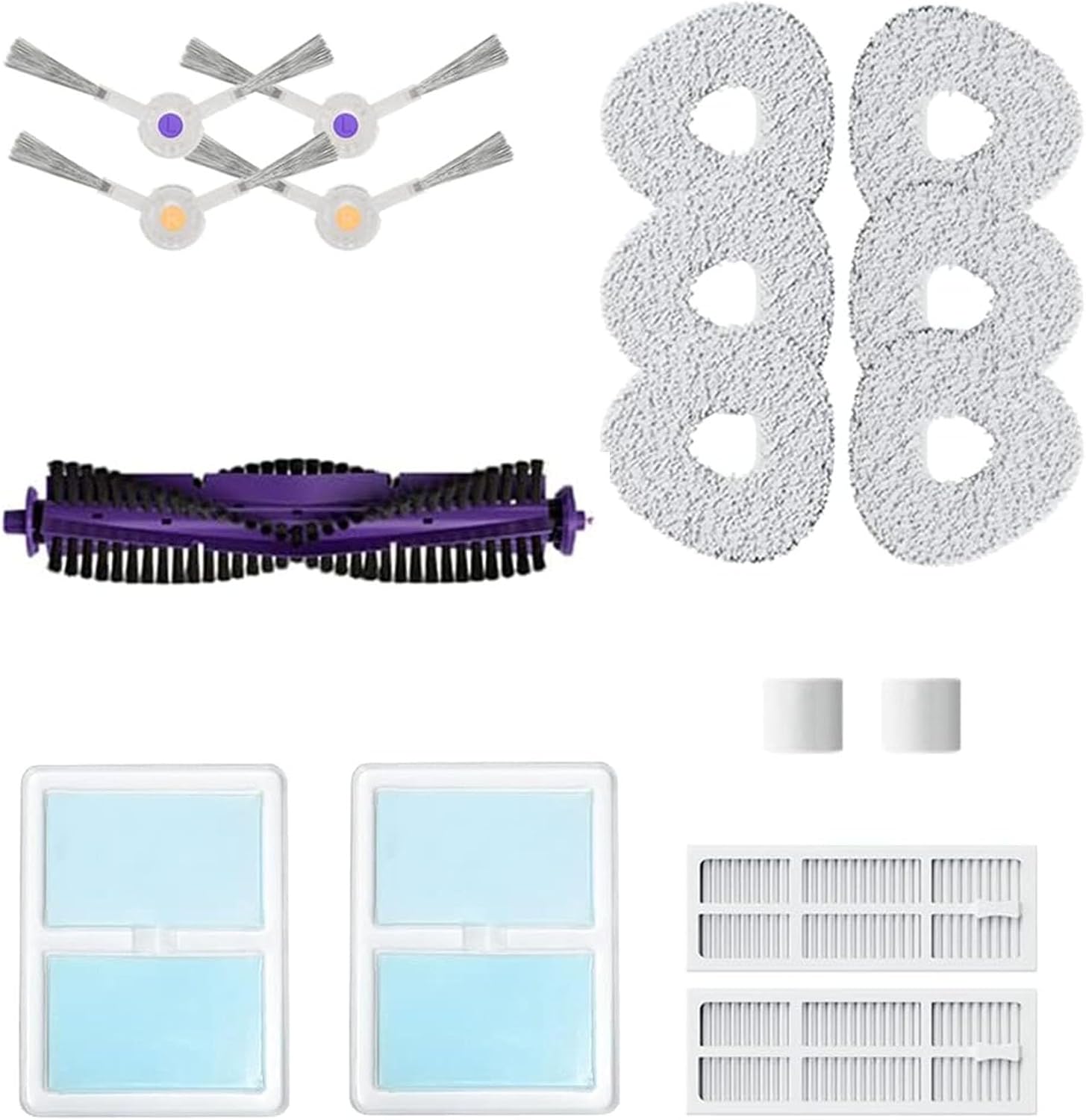 Freo Accessories Pack for Narwal Freo Versatile Self Mop Clean Robot (135PCS, Model: Only for Narwal Freo)
