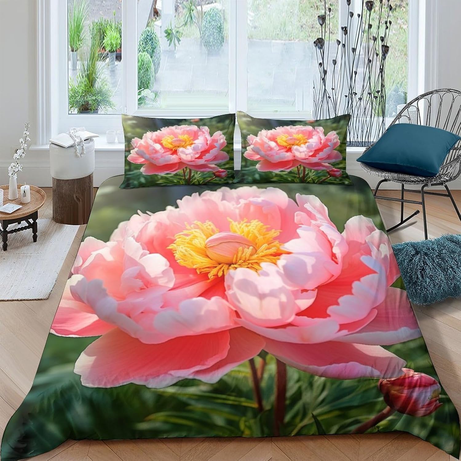 Housse de couette en microfibre 240x220 pour créer une ambiance nature dans la chambre des enfants