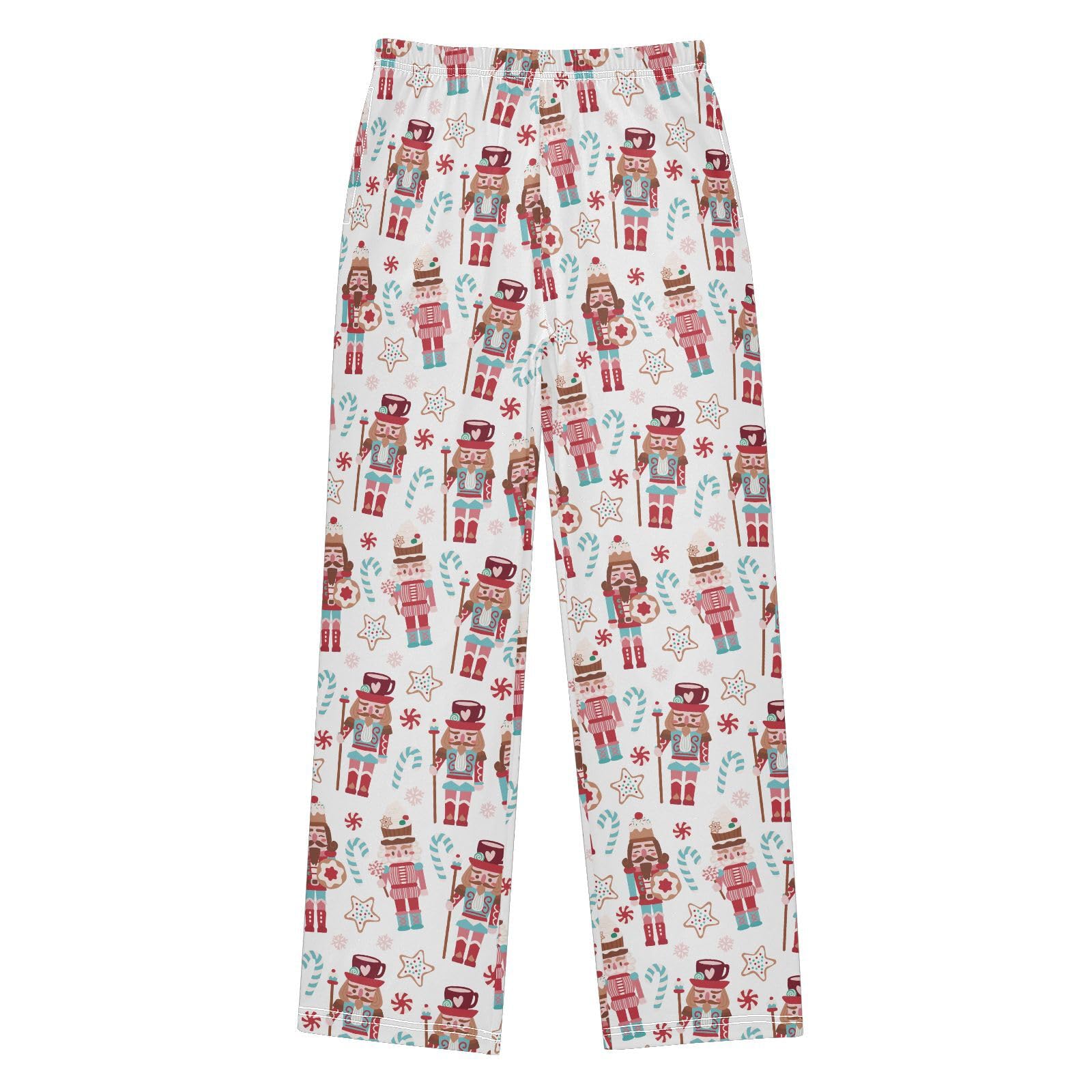 JHKKU Pajama Pants Soft Lounge Pants with Pockets Sleepwear Bottoms 6-14 Year