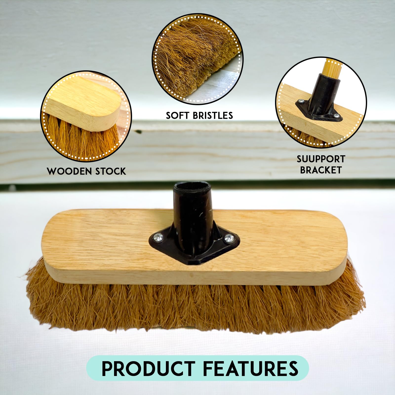 Spazzola Per Lavasciuga Pavimenti Per Pulizia Industriale Blu Duro - Foto 3