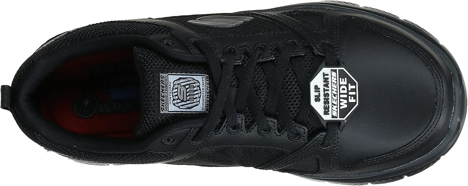 Skechers Work Relaxed Fit Flex Advantage SR Mens Sneakers Black 15 W - Image 9