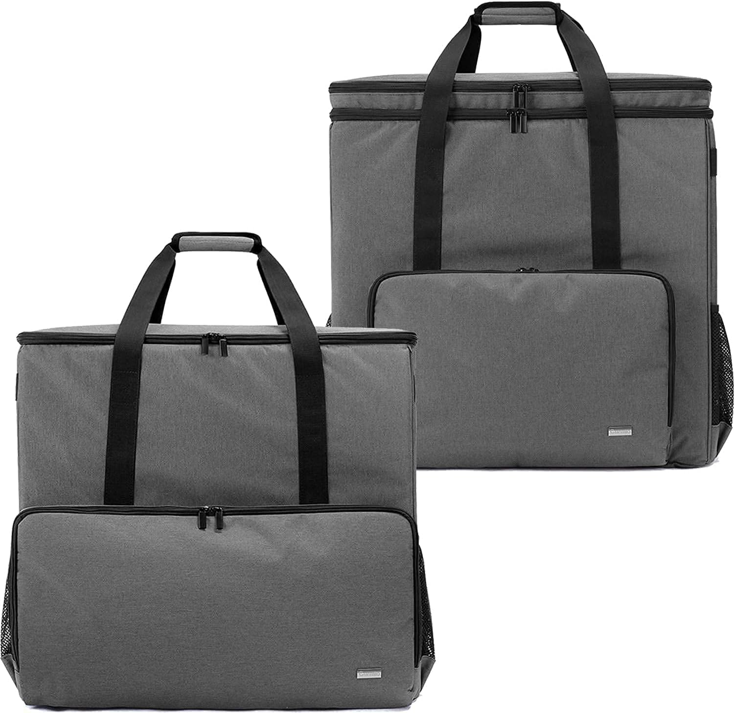 CURMIO Single Layer and Double Layer Desktop Computer Travel Bag for Computer Tower PC Chassis, Keyboard, Cable and Mouse