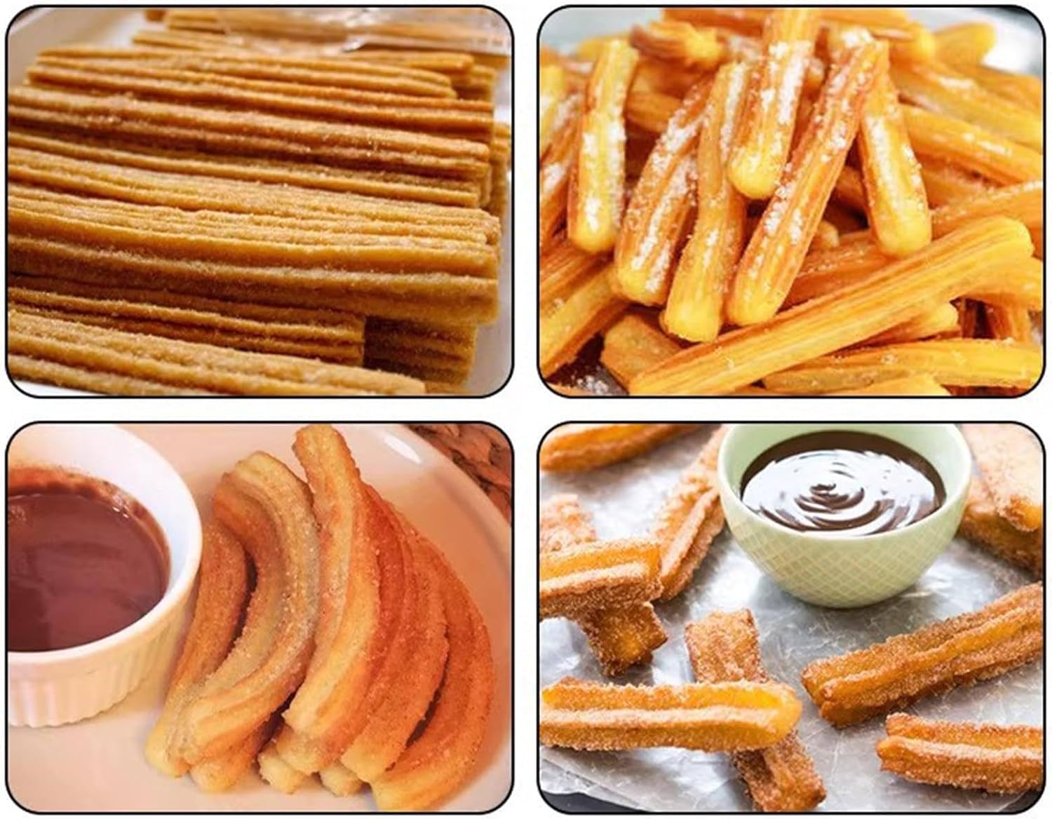 Maszyna do napełniania pączków ze stali nierdzewnej, wtryskiwacz ciasta 5 l z 4 dyszami do galaretki i śmietany, idealny do churros, piekarni i deserów