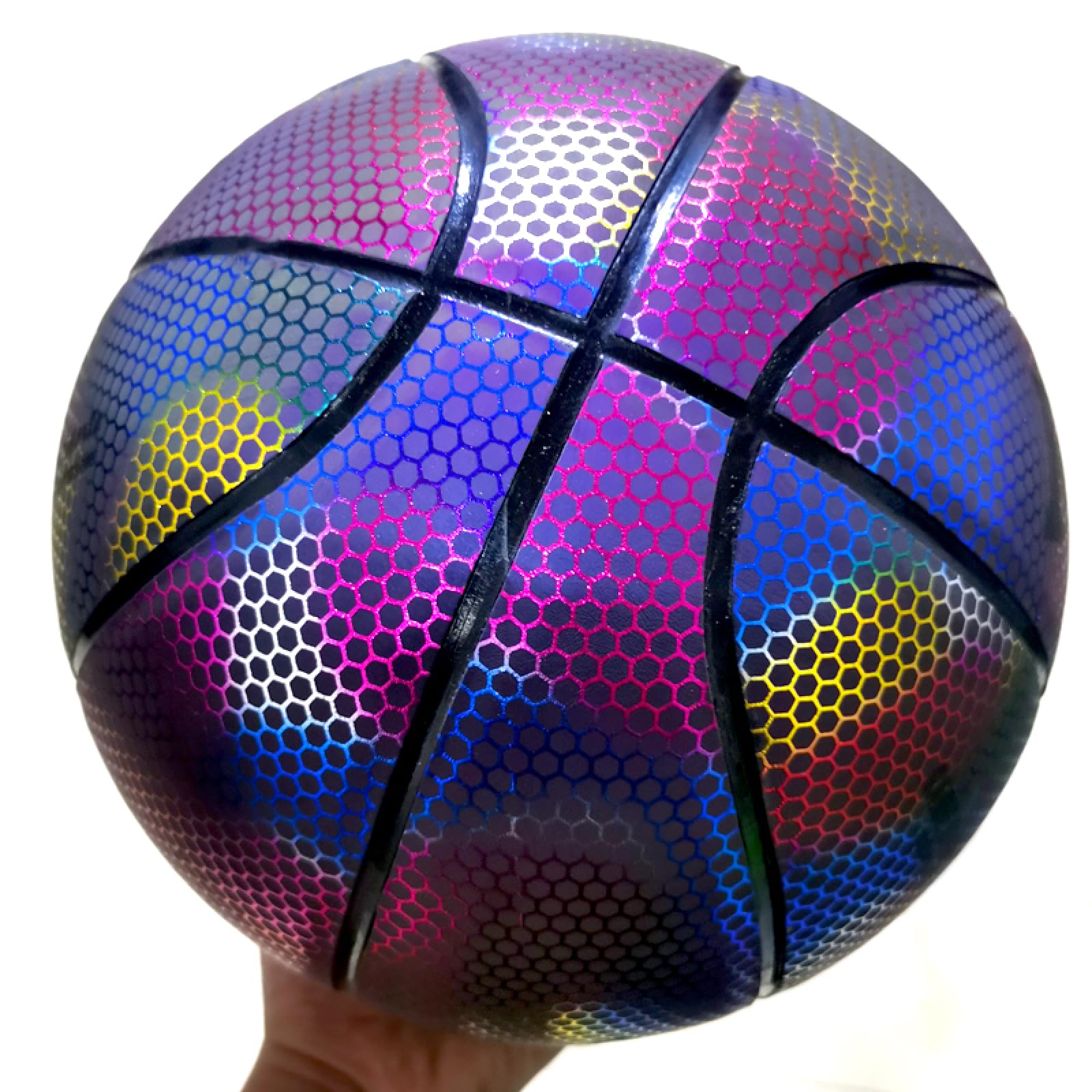 Basketball PU Größe 5 Größe 7 Basketball Reflektierend Outdoor Indoor Leuchtende Ball Geschenk