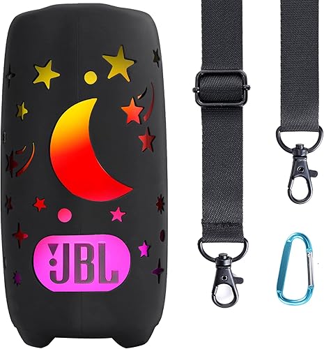 Miniatura 2 de Funda rígida y de silicona para altavoz Bluetooth portátil JBL Pulse 5 impermeable