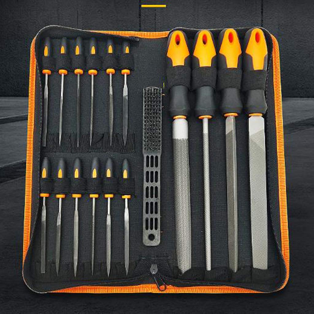 Shaping Tool - Juego de limas de metal, 17 unidades, juego de limas multiusos para limas de metal, trabajo y madera