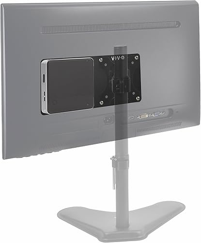 Miniatura 5 de VIVO Soporte de brazo de acero para Intel NUC, parte posterior del monitor VESA Extensión de montaje de placa metálica, negro, MOUNT-VESA01