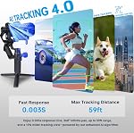 FeiyuTech SCORP Mini 3 Pro Caméra Gimbal avec AI Tracker,Poignée distante amovible tout en un stabilisateur de caméra,pour Sony/Canon/Nikon/Gopro11/DJI Décision 5 pour/iPhone 16,Charge utile 4.4lbs,Contrôle Bluetooth
