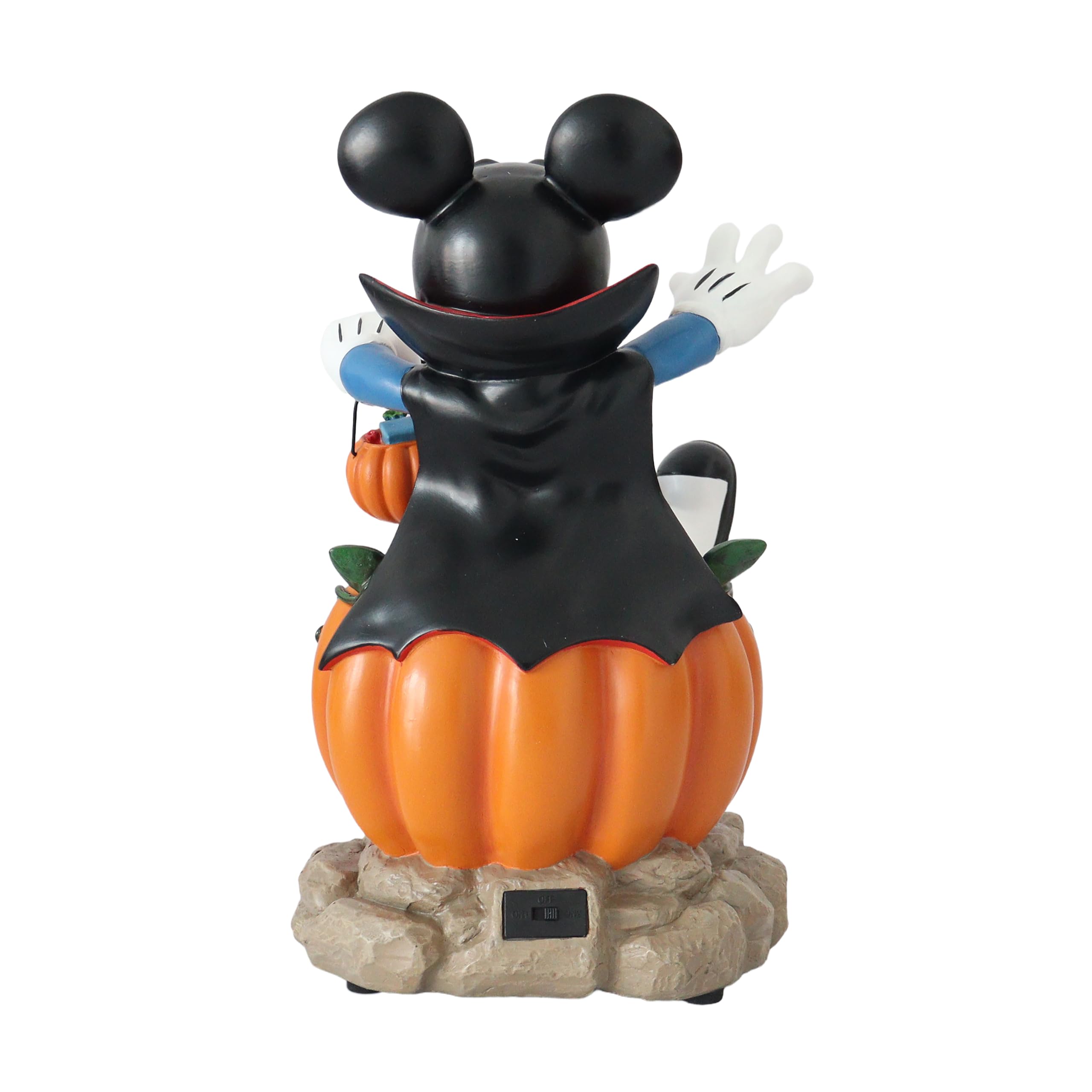 Disney Mickey Vampir Kürbis Halloween Dekor mit Süßigkeitenschale