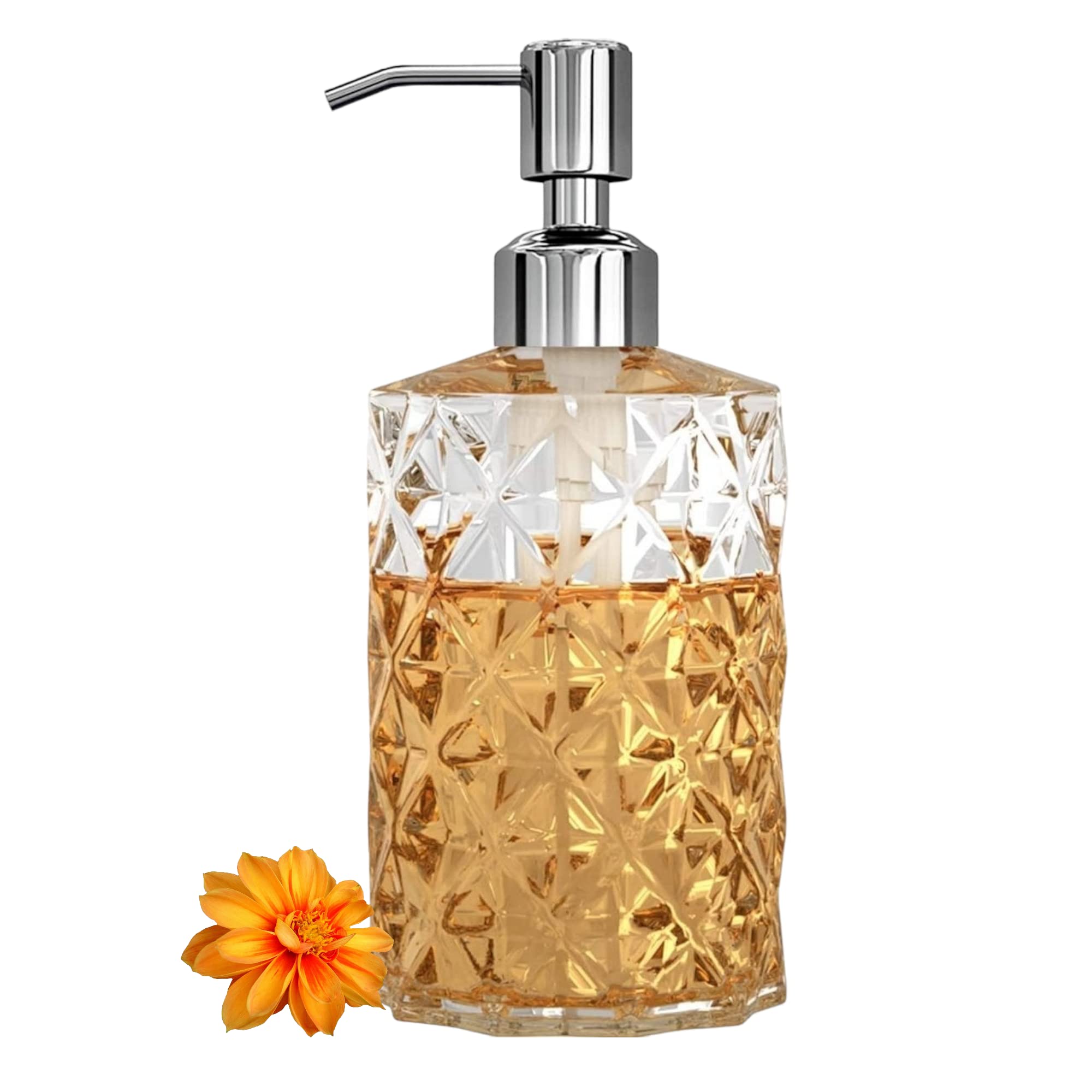 See full amazon price history chart for Luximal Pack of 1 Clear Glass Soap Dispenser Set for Bathroom, Wash Basin, Shampoo, Kitchen, Liquid Handwash Soap Dispenser Bottle with Premium ABS Plastic Pump - 400 ML (19 x 7 CM, Crystal Design) Luximal Pack of 1 Clear Glass Soap Dispenser Set for Bathroom, Wash Basin, Shampoo, Kitchen, Liquid Handwash Soap Dispenser Bottle with Premium ABS Plastic Pump - 400 ML (19 x 7 CM, Crystal Design) (B09MZ6BNWM) Amazon Price History, Amazon Price Tracker