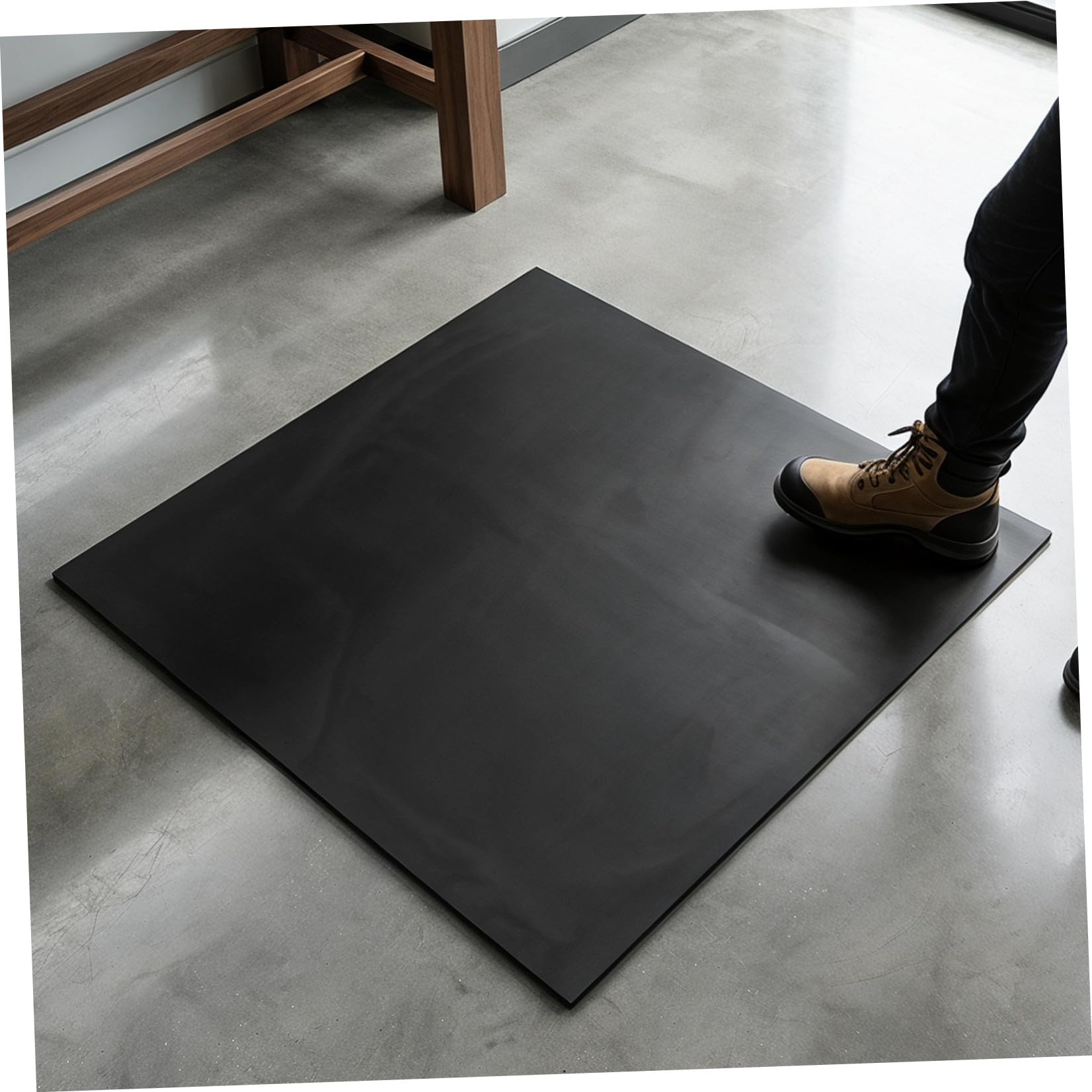 FRCOLOR 3 Pezzi Tappetino in Gomma Isolante per Sala Distribuzione Elettrica Antiscivolo e Ammortizzante