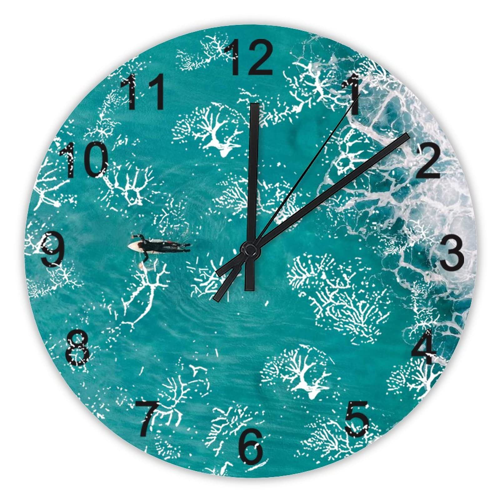 Horloge murale silencieuse pour supprimer le tic-tac dans le bureau et la cuisine