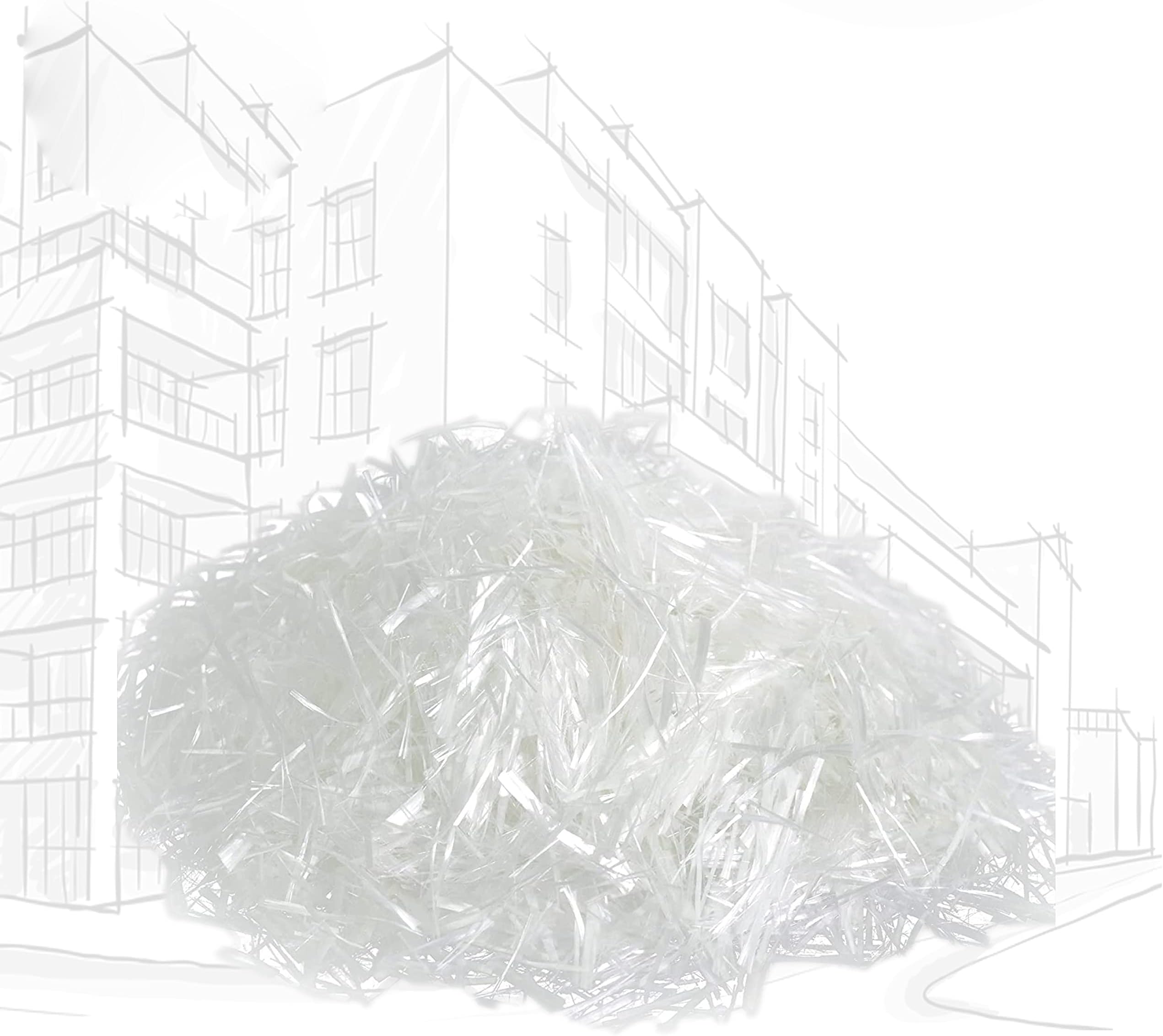 Polypropylene Glass Fiber for Construction (24 mm Fibers Lenght)