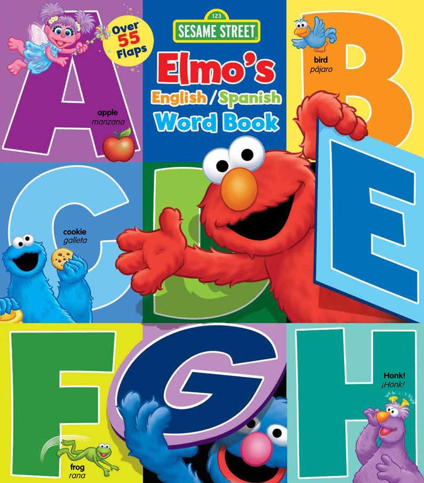 Sesame Street: Elmo's Word Book: An English/Spanish Flap Book (Lift-the-Flap) (Spanish Edition) Board book – Lift the flap, July 11, 2017
