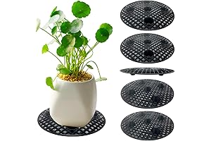 6Pcs Heavy-Duty Plastic Plant Stands: Elevate Your Indoor/Outdoor Greenery