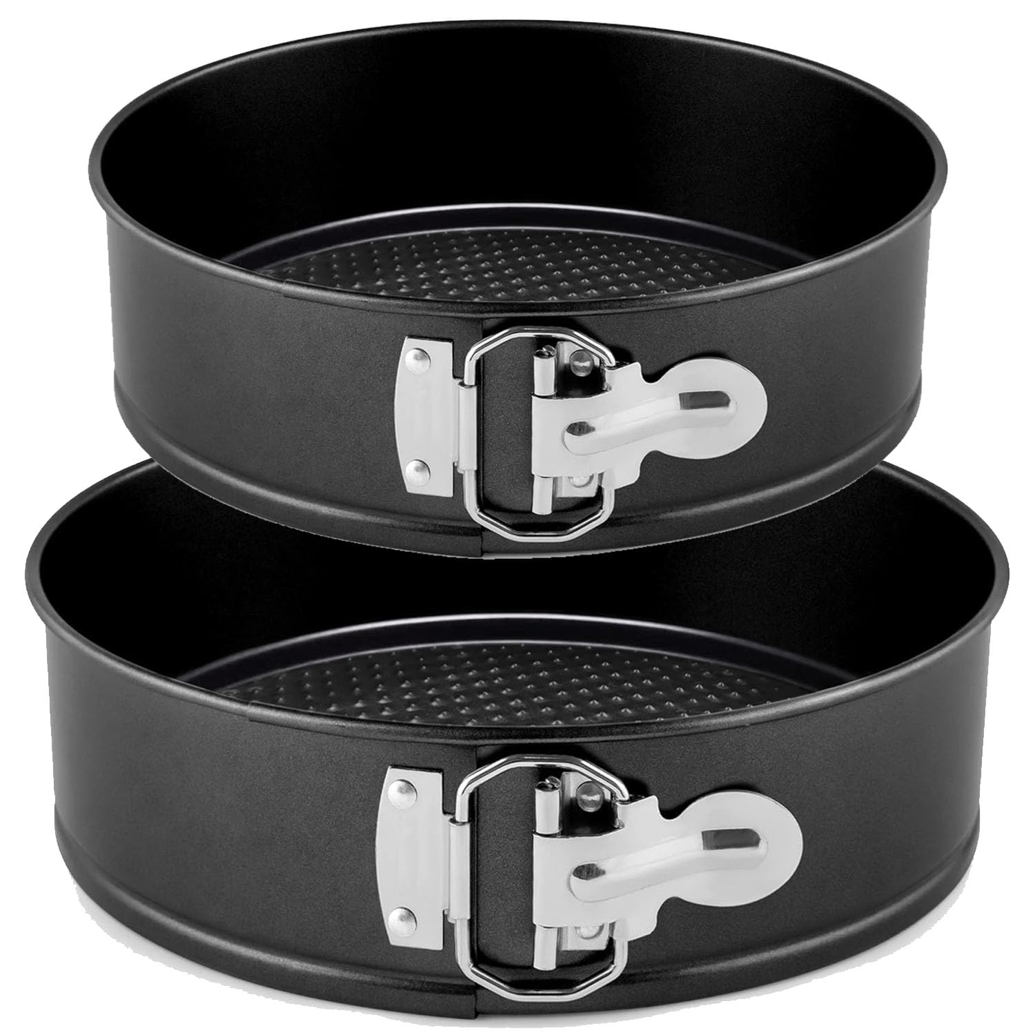 Moldes para tartas redondos desmontables de 20 cm con revestimiento antiadherente