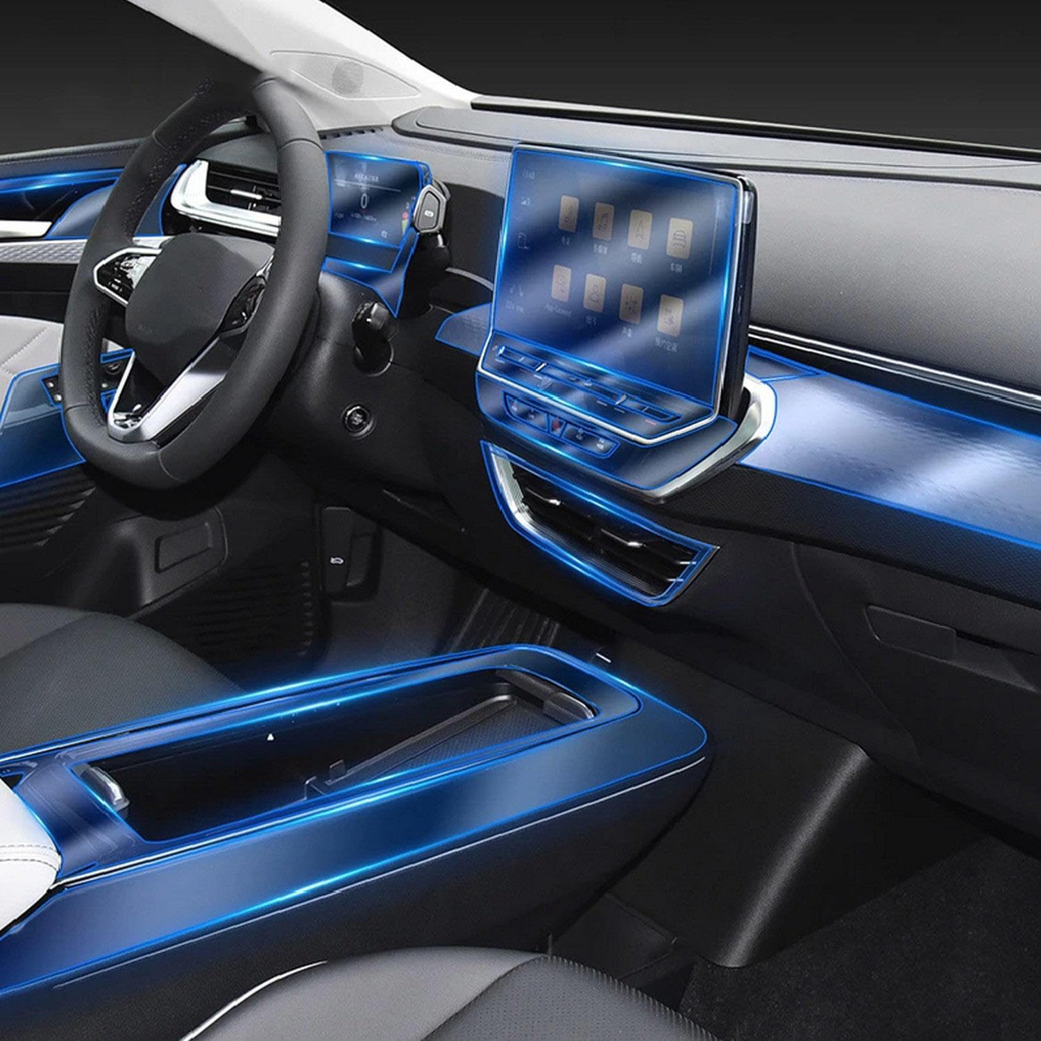 Protection de console centrale ID.6 X pour préserver l'habitacle de voiture
