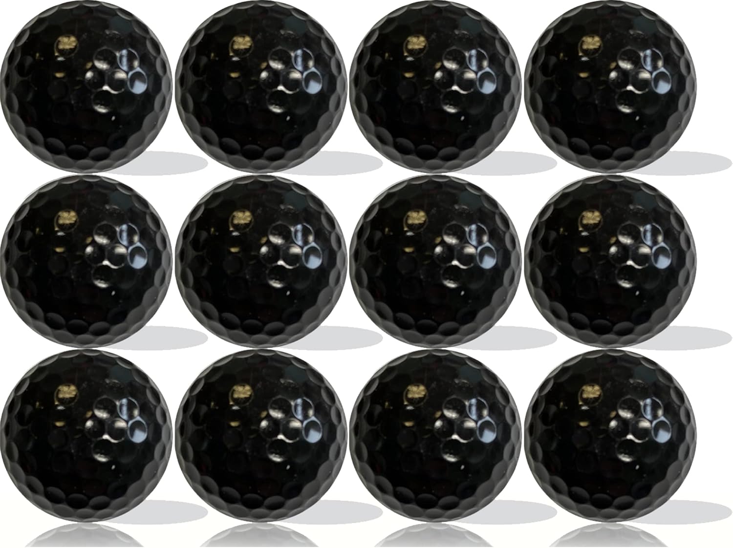 Black Golf Balls 12 Pack Elevate Your Game with Distinctive Style and Superior Performance on the Green!