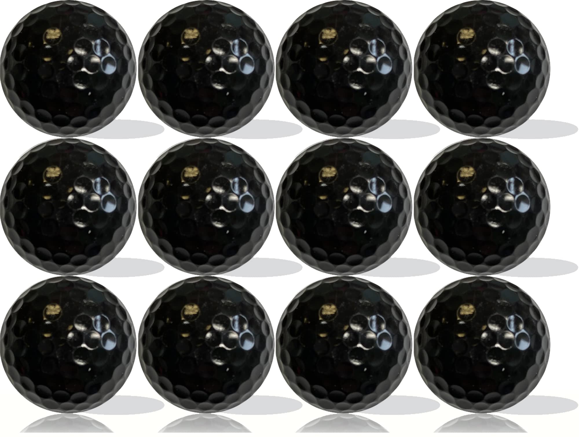Black Golf Balls 12 Pack Elevate Your Game with Distinctive Style and Superior Performance on The Green!