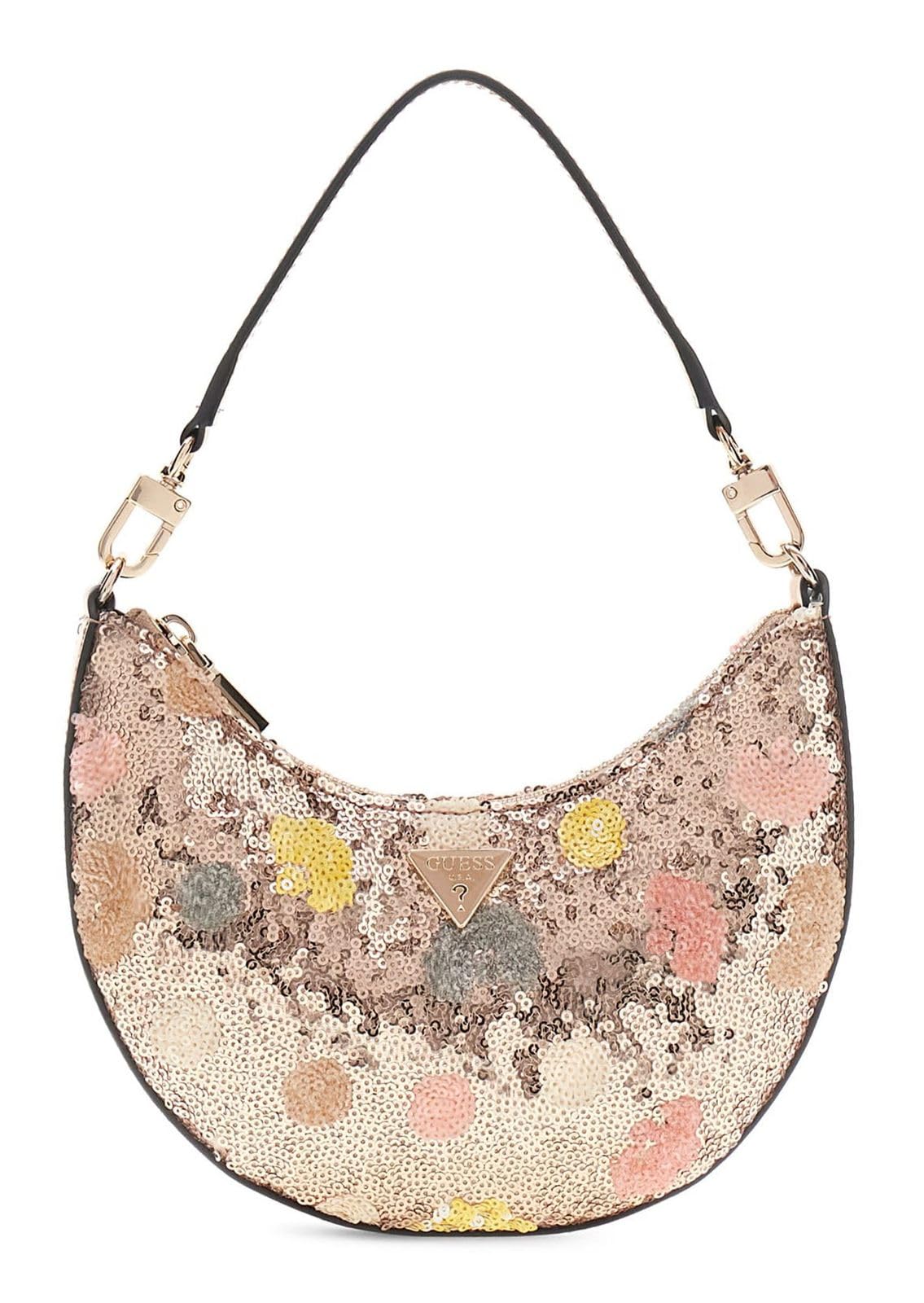Sac de soirée GUESS Tasmin imprimé floral multicolore petit format chic - 4
