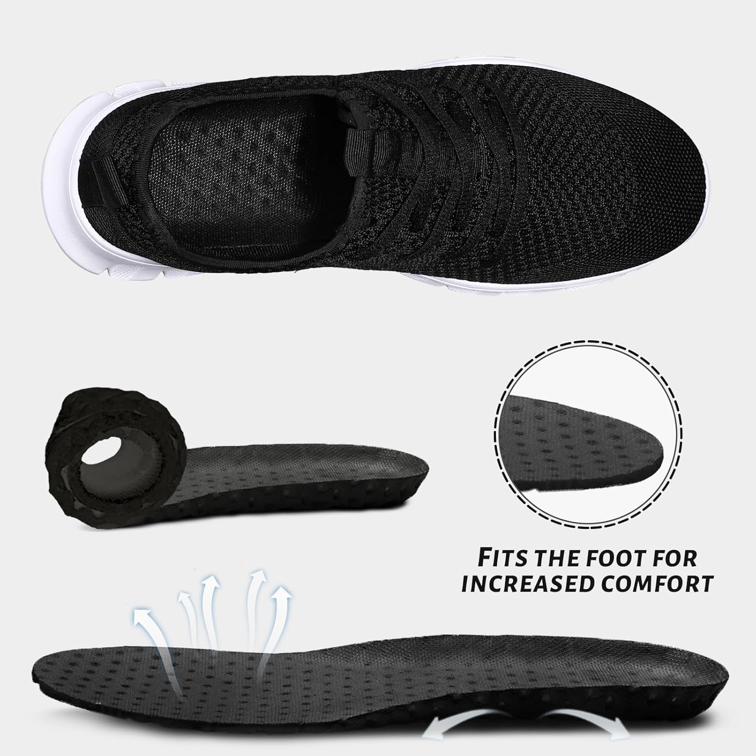 Womens Shoes Running Sneakers Tennis Non Slip Walking Gym Workout Athletic Comfortable Fashion saport Casual Shoe - Image 5