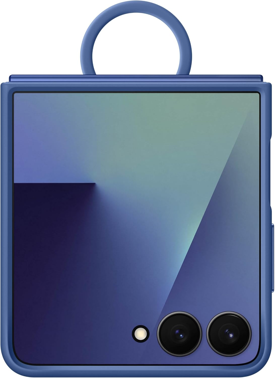 Samsung Galaxy Z Flip7 Official Ring Phone Case Silicone, Easy to Carry, Soft, Sleek, US Version, Navy