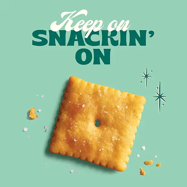 Back to Nature Cheese Flavored Crackers - Non-GMO, Made with Wheat Flour, Vegan, Delicious Snacks, Cheezy Square, 5 Ounce (Pack of 2) 3