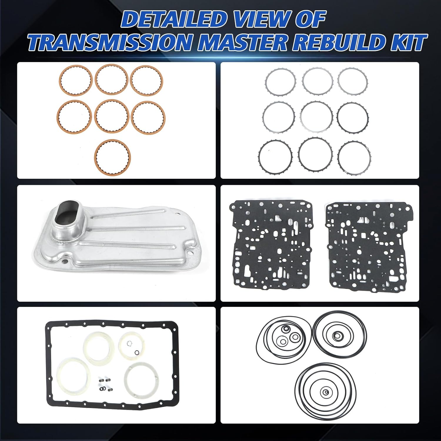 A750E A750F Transmission Rebuild Master Kit Fits for LEXUS TOYOTA 4.0 5.7L Aftermarket Parts