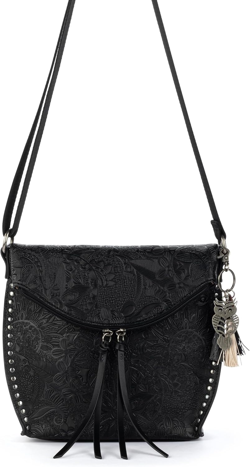 Arcadia Flap Crossbody – Premium Leather Women's Crossbody Bag – Everyday & Travel Small Shoulder Purse with Flap Closure - Image 6